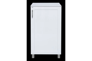 Тумба в ванную комнату со столешницей Misty Купер 50 R белая матовая