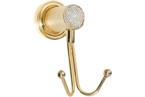 Крючок Boheme Royal Cristal Gold двойной