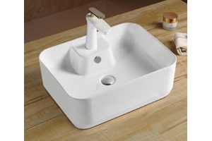 Раковина накладная Ceramalux N белый (9445) - 3