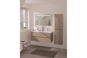 EB2385-E75 Tolbiac Подвесной пенал 40см, 2 реверсивных дверцы, цвет Дуб Давос натуральный - 3