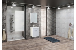 Зеркало-шкаф Onika Венеция 50 белый (205014) - 3