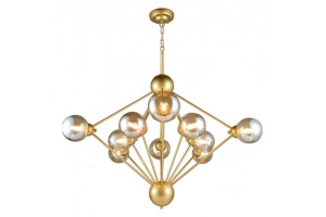 Люстра на штанге Natali Kovaltseva STUTTGART STUTTGART 91006/10C GOLD - 2