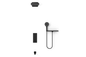 Душевой комплект Vincea Inspire с термостатом черный матовый - 2