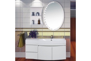 Тумба с раковиной Aquanet Опера 2-115 белая R