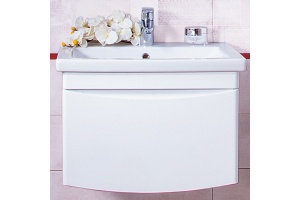 Тумба с раковиной Бриклаер Вега 60 белая