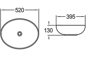 Раковина SantiLine SL-1020 - 2
