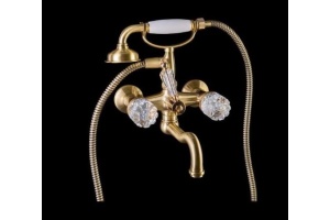 Смеситель для ванны Boheme CRYSTAL бронза (313-CRST)