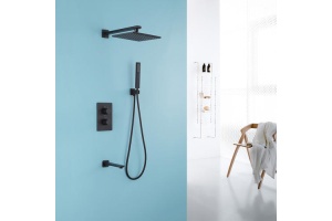 Душевая система Abber Weiss Insel черный, матовый (AF8050B) - 2