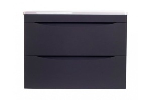 Тумба под раковину Style Line Бергамо мини 70 Люкс Plus, черный (СС-00002321)