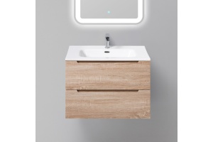 Тумба с раковиной BelBagno Etna 70 rovere bianco