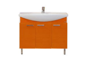 Джулия -105 Тумба прямая оранжевая