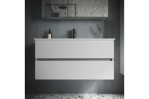 Тумба под раковину Sancos Urban 100 белый, глянцевый (UR100W) - 2