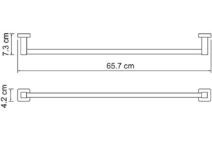 Полотенцедержатель Wasserkraft Lippe K-6530 - 3
