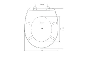 Сиденье для унитаза Berges  (011001) - 3