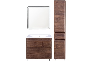 Тумба для комплекта Style Line Атлантика 90 Люкс Plus, напольная, старое дерево - 3