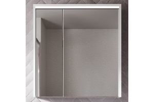 Зеркало-шкаф STWORKI Хельсинки 80 с подсветкой светодиодной, белое,
прямоугольное, российское