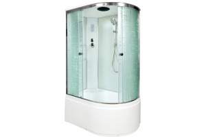 Душевая кабина DETO EM4511LEL с высоким поддоном, с сиденьем