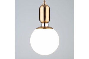 Подвесной светильник Eurosvet Bubble 50151/1 латунь
