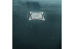 Душевой поддон  70*160*2,5 RGW ST-0167G Графит/Прямоуг Ø90 Каменный - 3