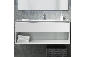 Комплект мебели Sanvit Контур 120 белый глянец - 2