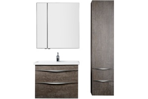 Шкаф-пенал Aquanet Эвора дуб антик - 3