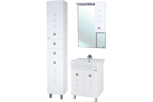 Зеркало-шкаф Bellezza Натали 60 R белый - 2