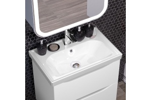 Тумба под раковину Opadiris Элеганс 60 белый матовый - 2