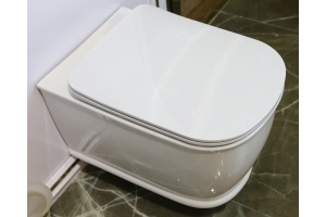 Унитаз подвесной BelBagno Prado BB10150CH безободковый - 3