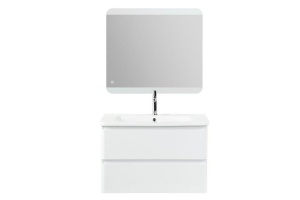 Тумба под раковину Cezares Eco-Cer 77х50 Bianco Lucido (ECO-CER-800-2C-SO-BL) - 2