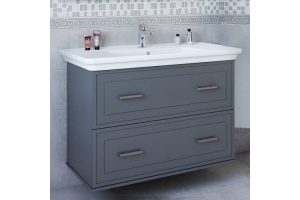 Тумба для комплекта Sanflor Модена 105 подвесная, серая