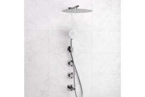 A4651.294.295.090.117.271.087.127 Встраиваемый комплект для ванны с верхней душевой насадкой, лейкой - 2