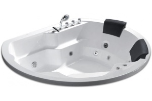 Акриловая ванна Gemy 185х162 с гидромассажем (G9053 B)