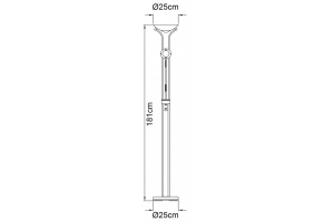 Торшер Arte Lamp Duetto A4329PN-2AB - 2