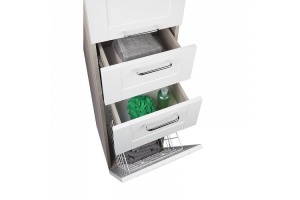 Шкаф-пенал IDDIS Sena 36 напольный белый/дерево (SEN3600i97) - 2