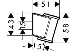 Настенный держатель Hansgrohe Porter'Classic 28324000 - 2
