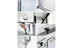 Душевой уголок Wasserkraft Dinkel 58R10 120x100 см - 3