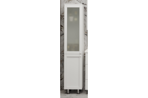 Шкаф-пенал Misty Латте 35 L, белая эмаль