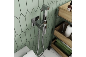 Гигиенический душ Wasserkraft со смесителем хром - 2