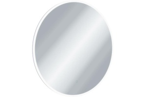 Зеркало Excellent Lumiro 80 белое матовое с подсветкой