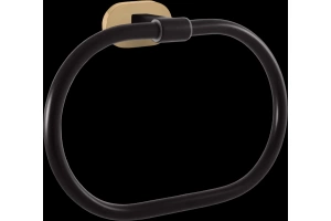 Полотенцедержатель Rav Slezak Yukon черный - золото