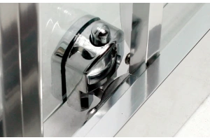 Душевой уголок BelBagno Due 120x80 профиль хром стекло прозрачное - 3