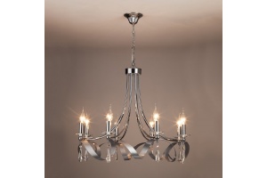 Подвесная люстра Eurosvet Adelia 60064/8 хром - 2
