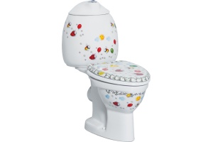 Унитаз-компакт Creavit Cocuk CK311D с декором