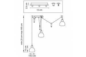 Подвесная люстра Lightstar Acrobata 761056 - 3