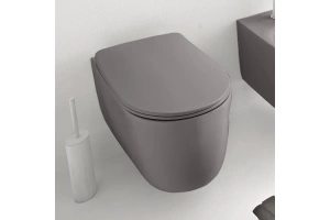 Унитаз подвесной Kerasan Nolita серый матовый (531489) - 2