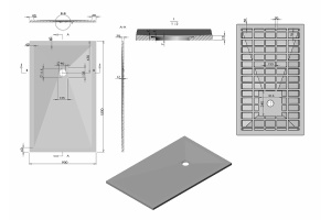 Поддон для душа Vincea 150х90 белый матовый - 2