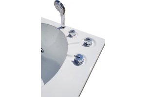 Ванна акриловая Royal Bath Hardon De Luxe 200х150 с гидромассажем белый - 3