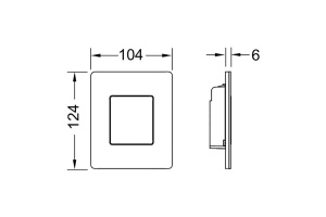 TECEsolid Urinal, сталь, черный матовый - 2