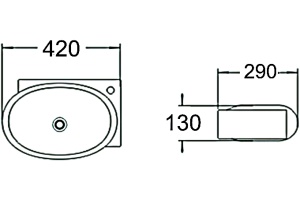 Рукомойник SantiLine SL-2022R - 2