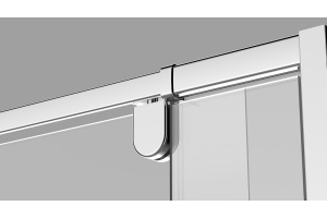 Душевая дверь в нишу Veconi Vianno VN-32 90 см,  профиль хром - 3